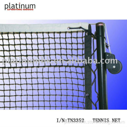 Tennis Net (TN3352, Leather 2.5, 3.5mm Double)
